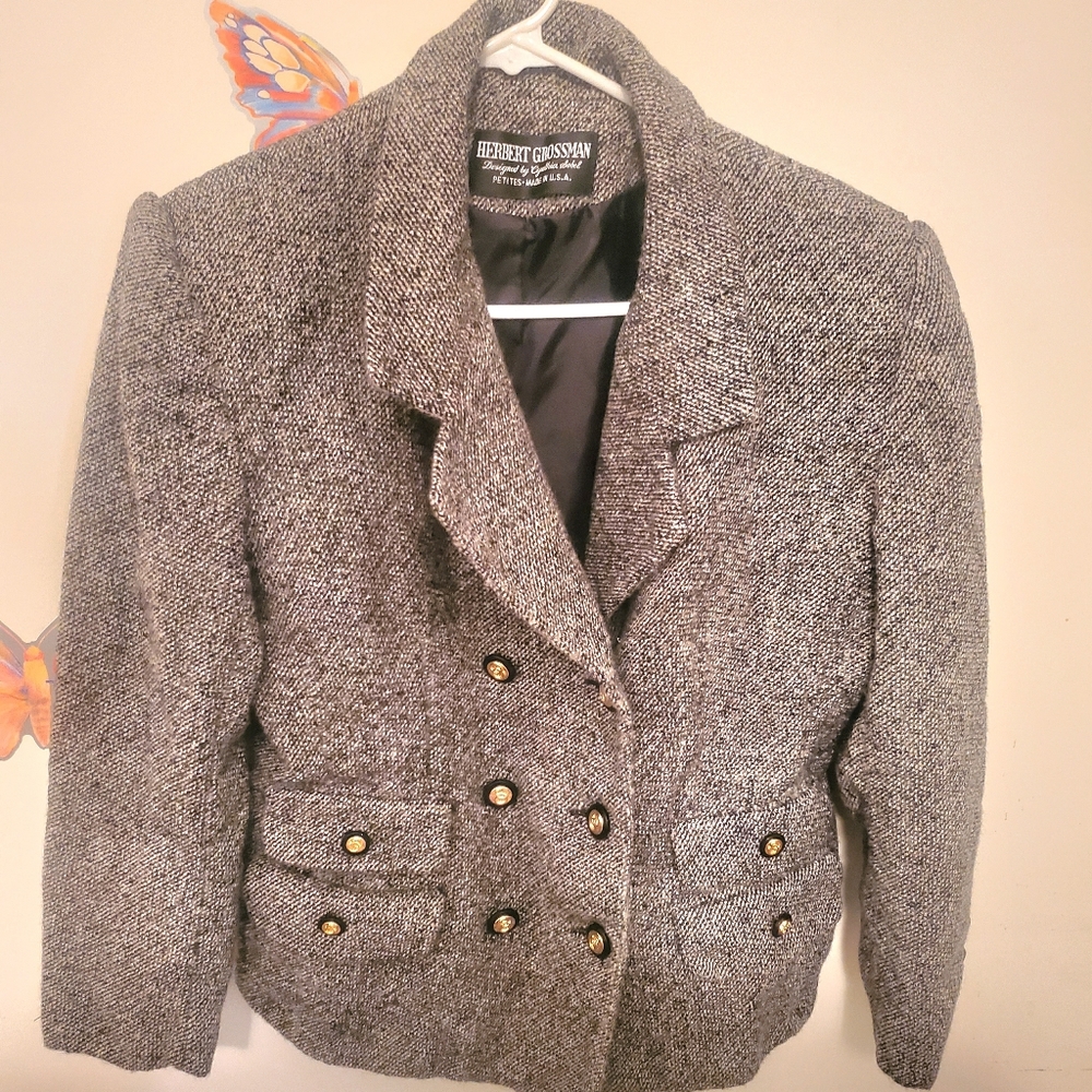 Vintage Herbert Grossman designed by Cynthia sobel blazer.#cross posted